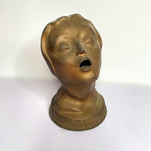 Estátua Art Déco Busto Antigo Estátuas da década de 1920