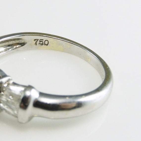 Unheated Ruby Ring Red Ruby Diamond Ring 18K Whit… - image 8