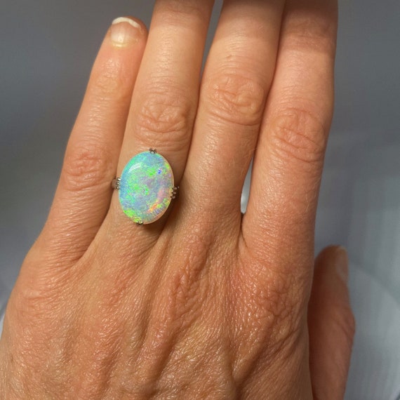 ✨💚🧡🤩 Green Orange Crystal Opal Ring✨AVAILABLE ONLINE NOW✨LINK IN BIO for  details & more videos 👀✨🌿 Natural solid L... | Instagram