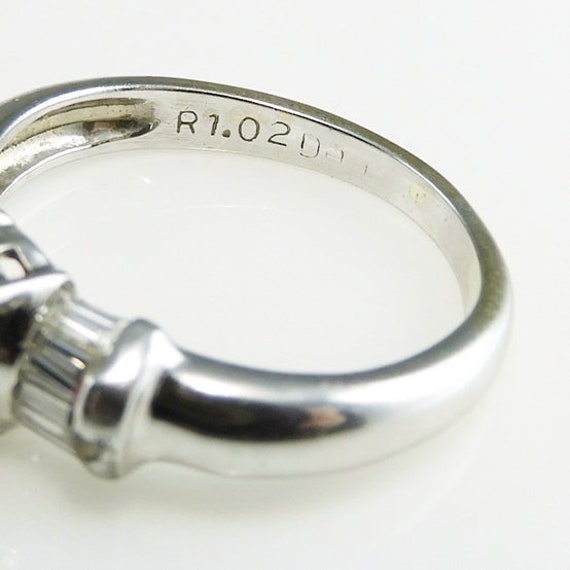 Unheated Ruby Ring Red Ruby Diamond Ring 18K Whit… - image 7