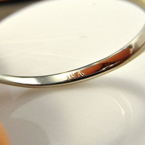 Vintage Ruby Engagement Ring Ruby Diamond Halo En… - image 10