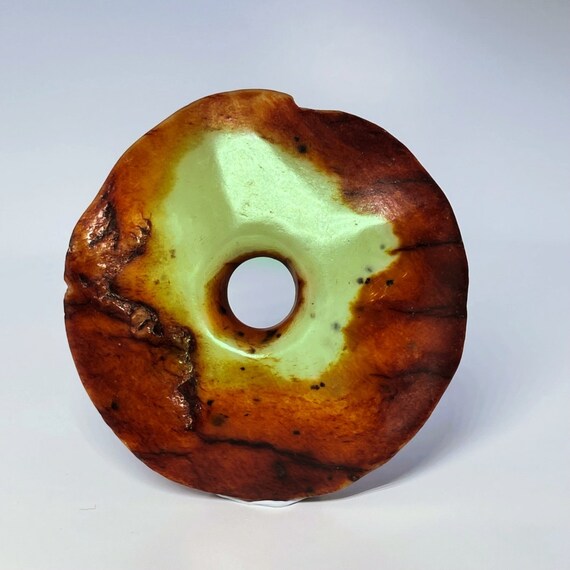 Neolithic Jade Bi w. Authenticity Report Ancient … - image 2