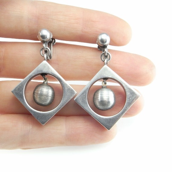 Geometric Earrings 1950s Earrings 1950s Jewelry Mo