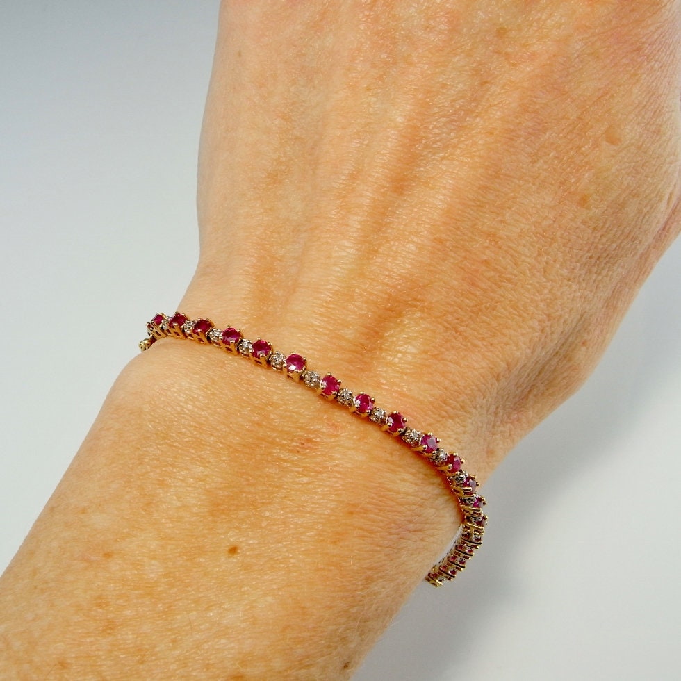 Amazon.com: Ruby Bracelet, July Birthstone, Genuine Ruby Gemstone,Gemstone  bracelet , ruby bracelet gold filled chain ruby bracelet , ruby and gold :  Arts, Crafts & Sewing