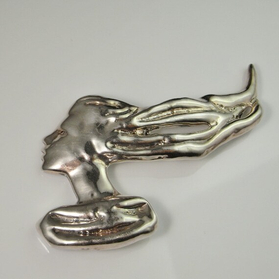Mermaid Brooch Mermaid Jewelry Electroformed Jewel