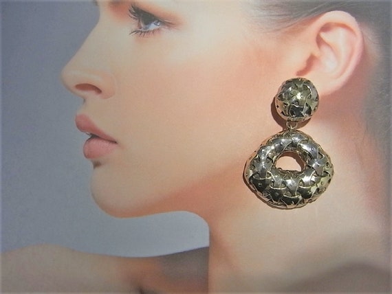 Huge Chandelier Earrings Large Drop Earrings Big D