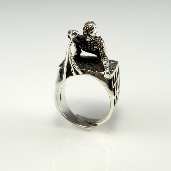 Unique Spiderman Ring Spiderman Jewelry Spiderman