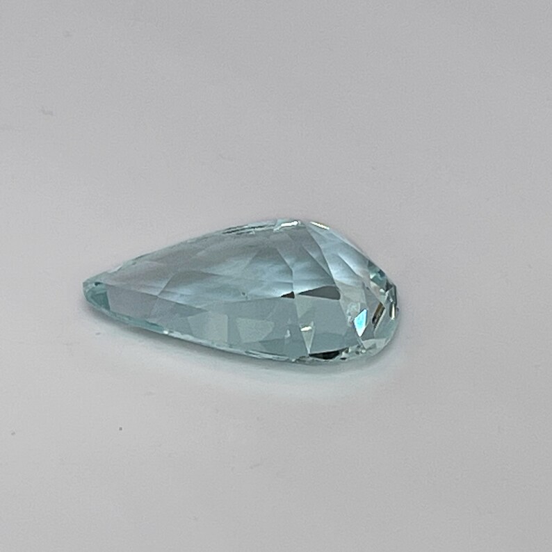 NO HEAT Aquamarine Pear Cut Aquamarine Large UNHEATED Aquamarine Natural Aquamarines Loose Aquamarine Birthstone Wedding Engagement image 3