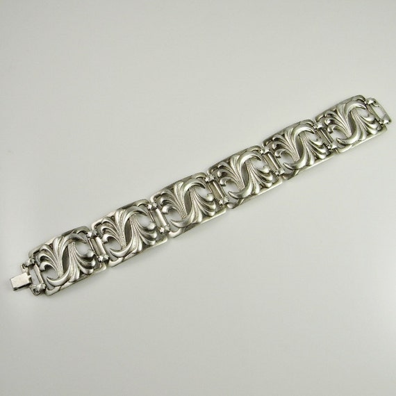 Art Deco Silver Bracelet Art Deco Jewelry German … - image 3