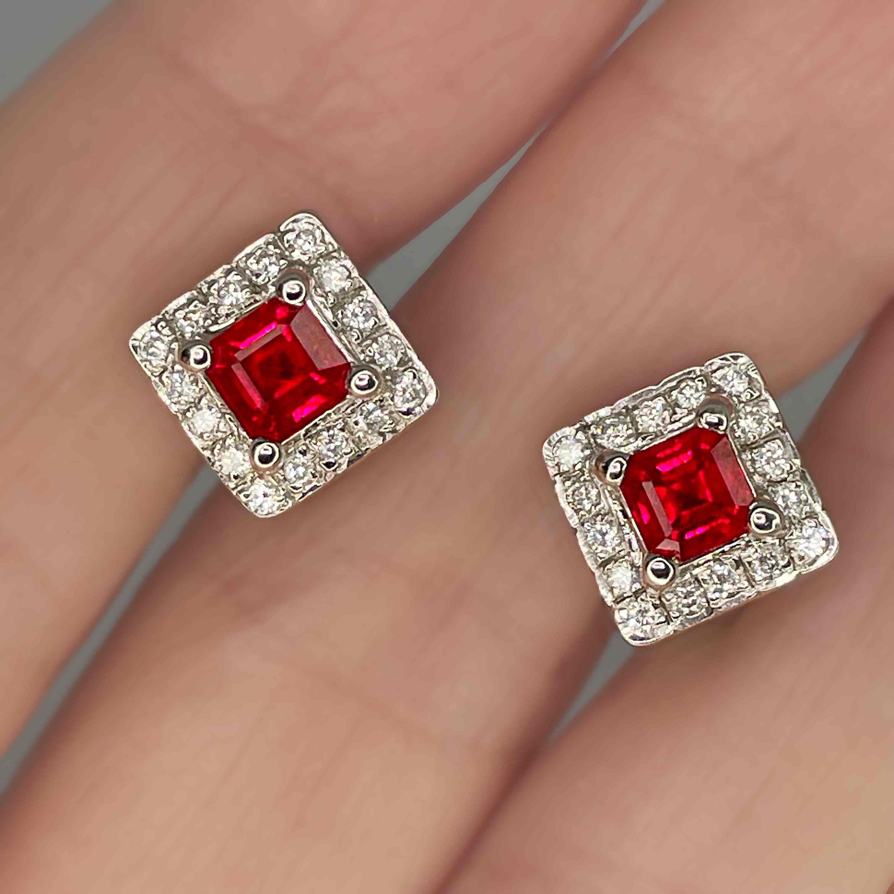 アクセサリー 18K WG Ruby Earring (Only ONE pc.) il_fullxfull.7833458920_bagb.jpg