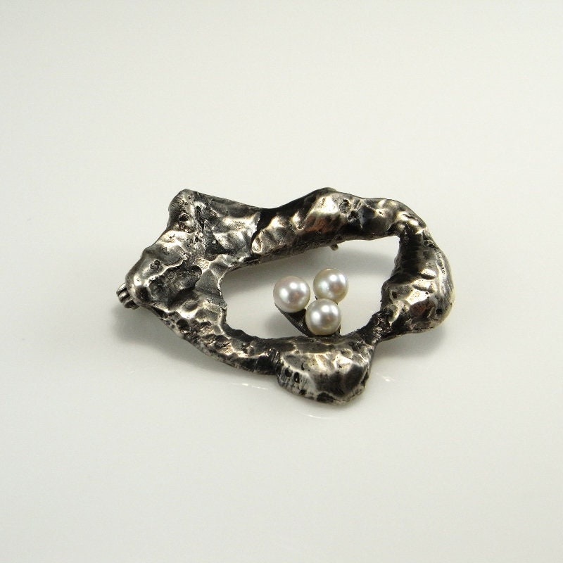 クラスターブローチ musubore ブローチ 「 select 」vintage like brooch set