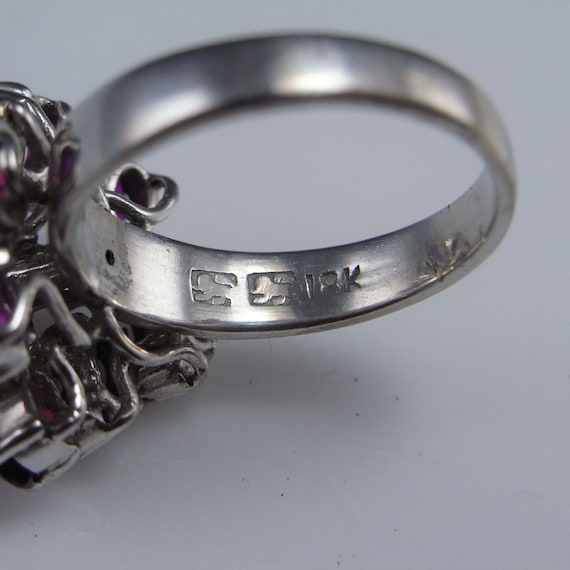 Color Change Ruby Sapphire 18K Gold Ring Unheated… - image 10