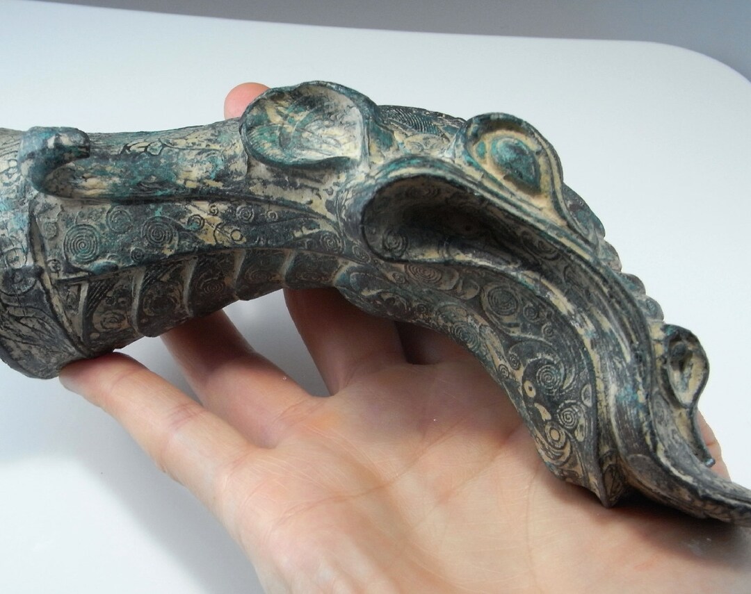 Chinese Bronze Dragon Ancient Dragon Eastern Zhou Bronze Archaic Bronze