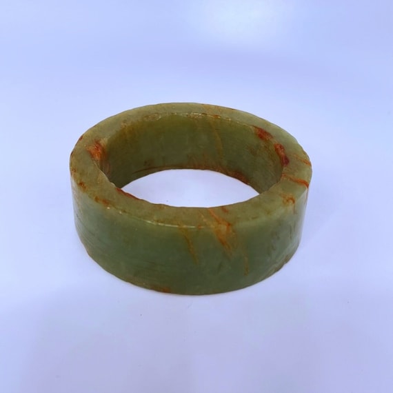 Neolithic Jade Bangle w. Report Ancient Chinese J… - image 1
