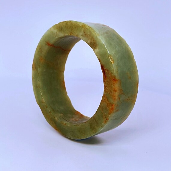 Neolithic Jade Bangle w. Report Ancient Chinese J… - image 3