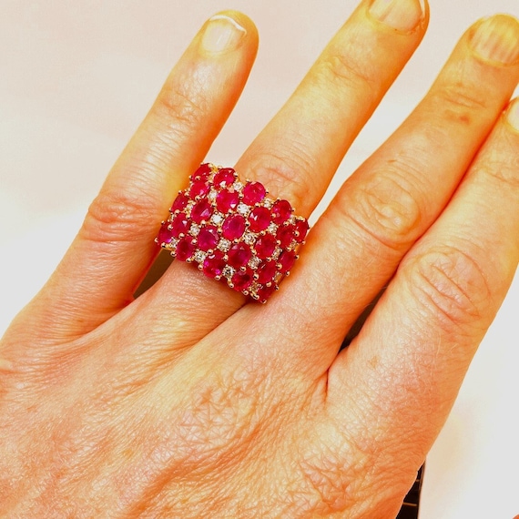Ruby & Diamond Yellow Gold Ring - Product Code - A764 – Harvey's The  Jewellers