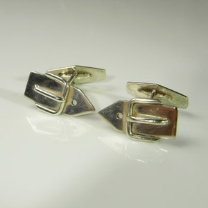 Vintage Silver Cufflinks Geometric Cuff Links with Box Unisex Gifts Cufflinks