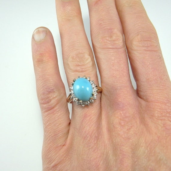 Iranian sale turquoise ring