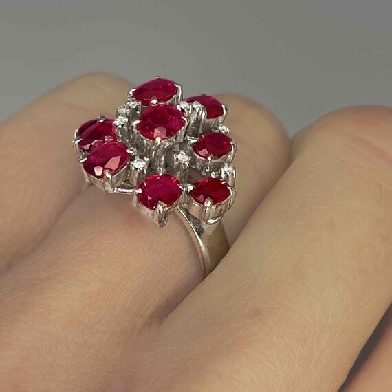 Color Change Ruby Sapphire 18K Gold Ring Unheated… - image 6