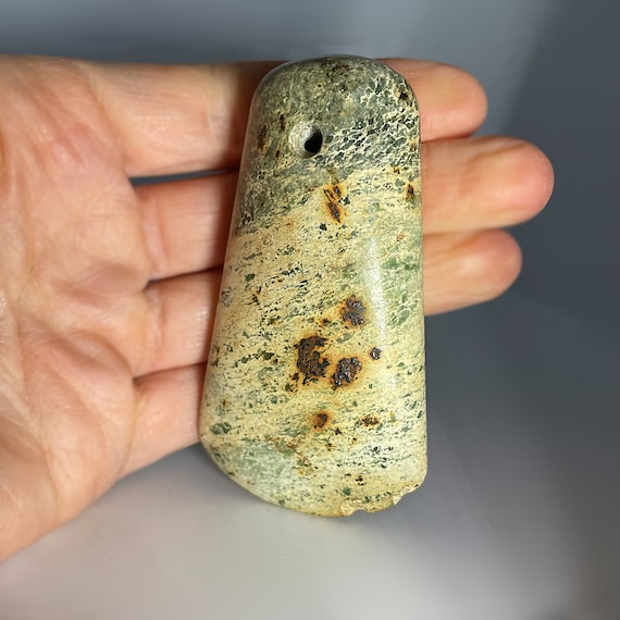 Neolithic Jade Axe w. Authenticity Report Ancient… - image 2