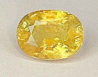 イエロー サファイア | 2.46 カラットの豊かなカナリー イエロー