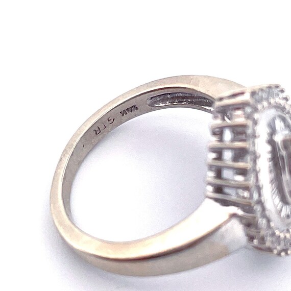 Unheated Ruby Diamond Ring Ruby Diamond Halo Clus… - image 10