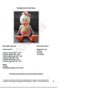 crochet pattern saar
