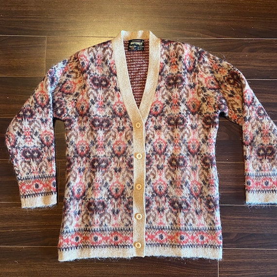 Vintage Cozy Mohair and Wool Cardigan