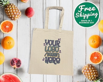 Custom Canvas Tote Bag — Personalized Gifts for Weddings, Bachelorette Parties, Beach, Bridesmaids — Shopping Bags — Reusable