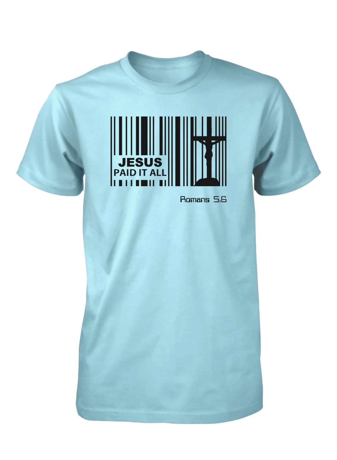 Aprojes Jesus Paid Price Barcode God Christian T-shirt for Men - Etsy