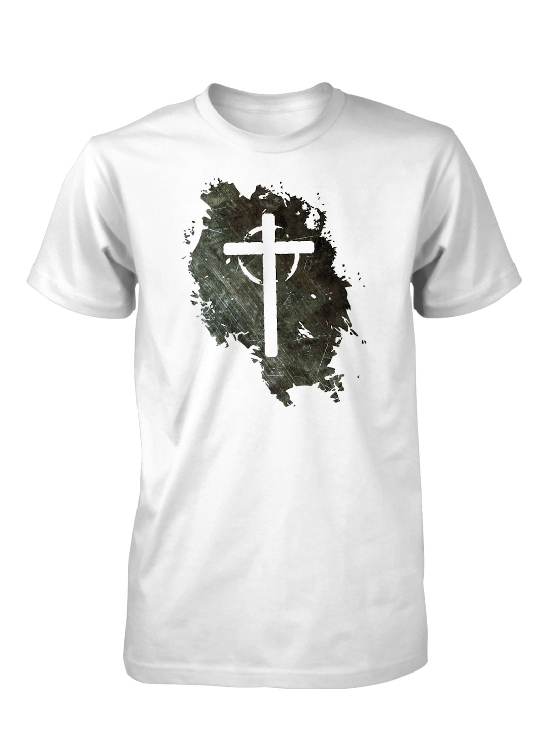 Jesus Lives Cross Grunge Christian T Shirt Aprojes - Etsy