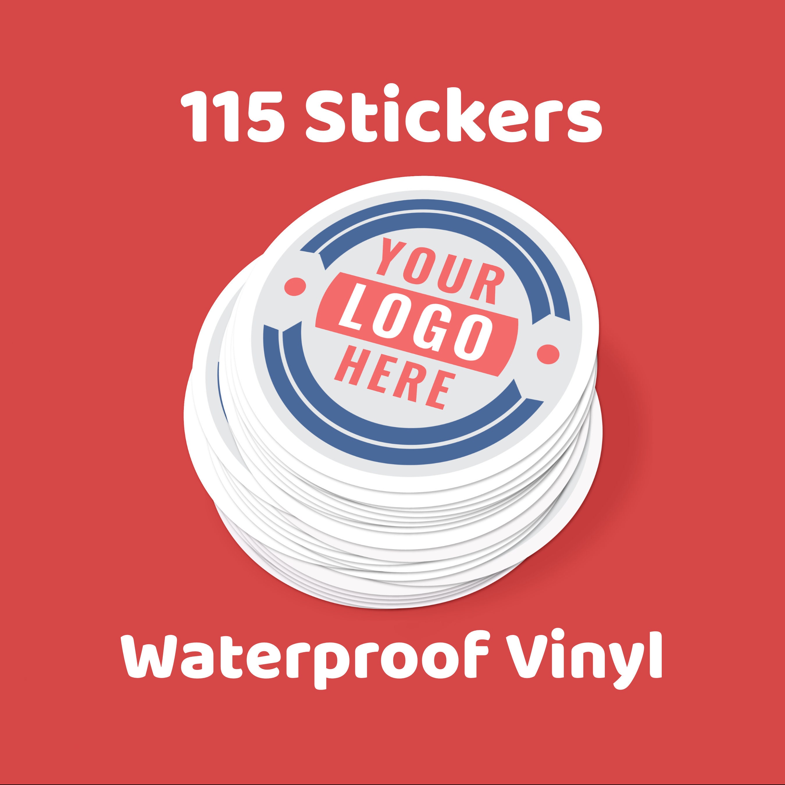 115 Custom Stickers Personalized Vinyl Glossy Stickers With Etsy