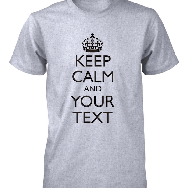 Keep Calm T Shirt - Etsy