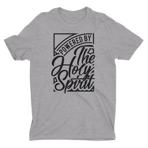 Powered by the Holy Spirit Christian T Shirt Aprojes - Etsy