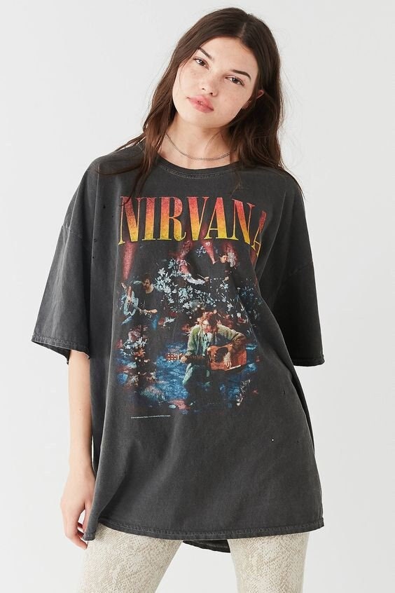 Nirvana Unplugged Tshirt Nirvana Band T-Shirt