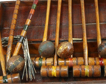 Croquet Set - Victorian - 1840 to 1910 - Material Culture