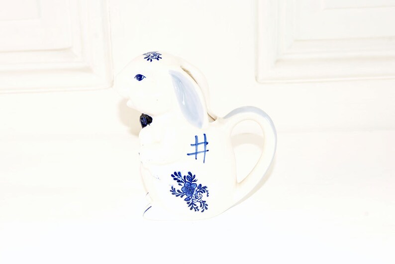 Cream Pitcher Bunny Home Decor image 2