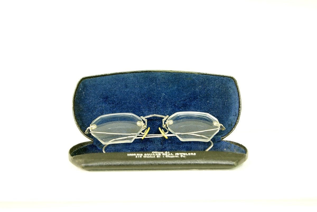 Eye Glasses With Original Case Material Culture 