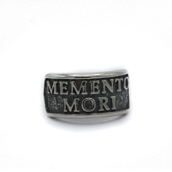 Memento Mori Ring - Sterling Silver 925 Memento Mori Ring - Handmade in the UK by Sam Ryde