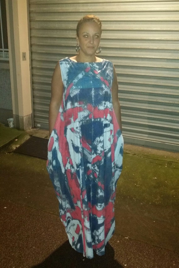 union jack maxi dress