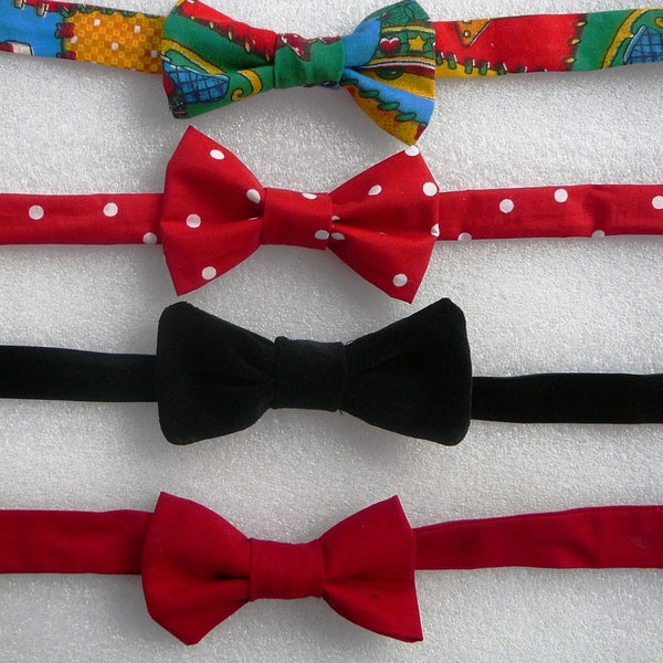 Bow ties for Babies, Toddlers, and Little Boys.... Holidays, Birthday, Sunday Best, Valentines, College Teams, J. Deere. Prints and Solids.