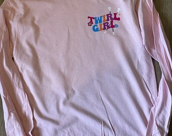 Baton Twirling Long Sleeve Shirt, Twirl Era Design