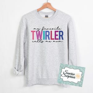 Twirler mom sweatshirt | baton twirling | baton twirler | majorette mom | baton competition | twirler gift