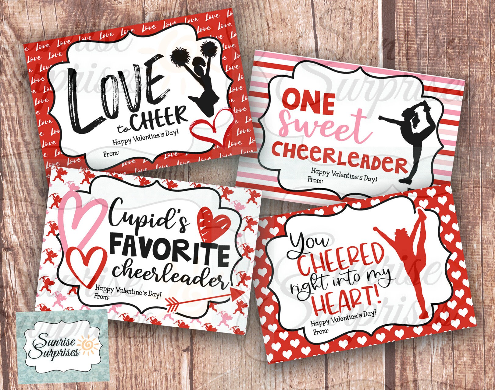 Cheer Valentines - Etsy