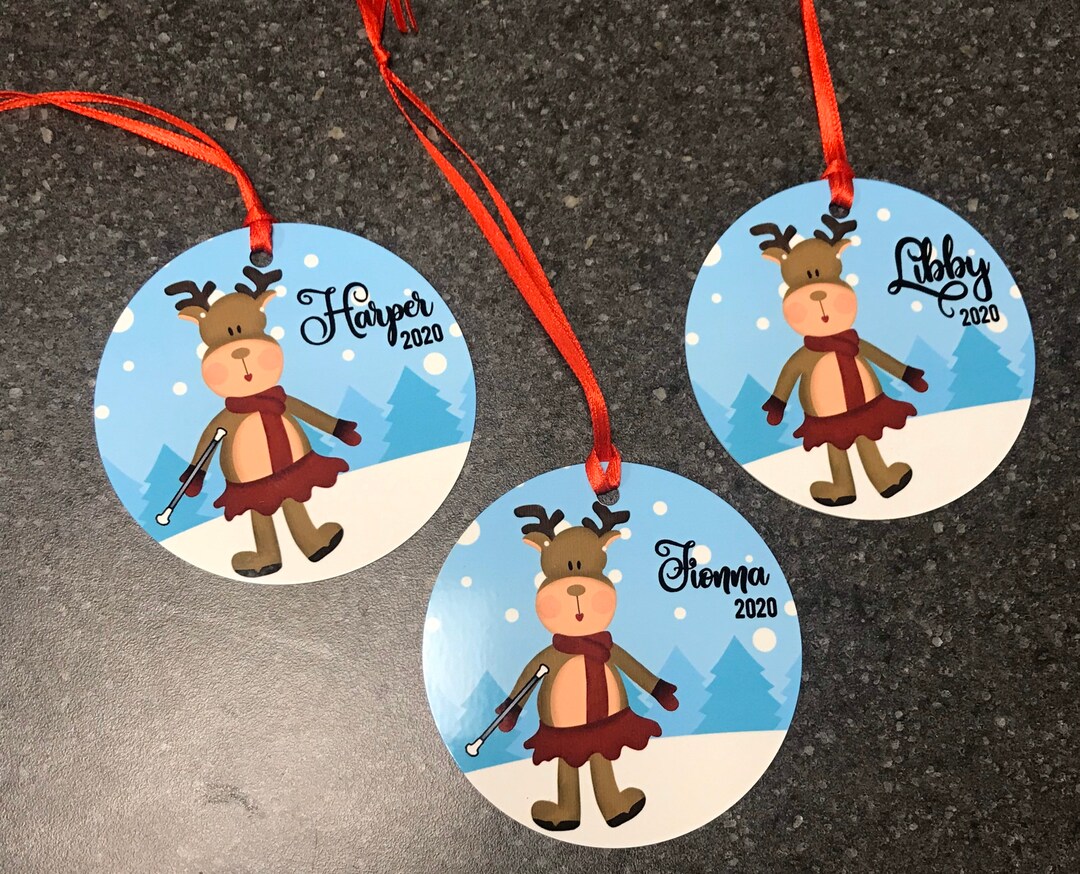 Baton Twirling Christmas Ornament Twirler Ornament Baton Ornament - Etsy
