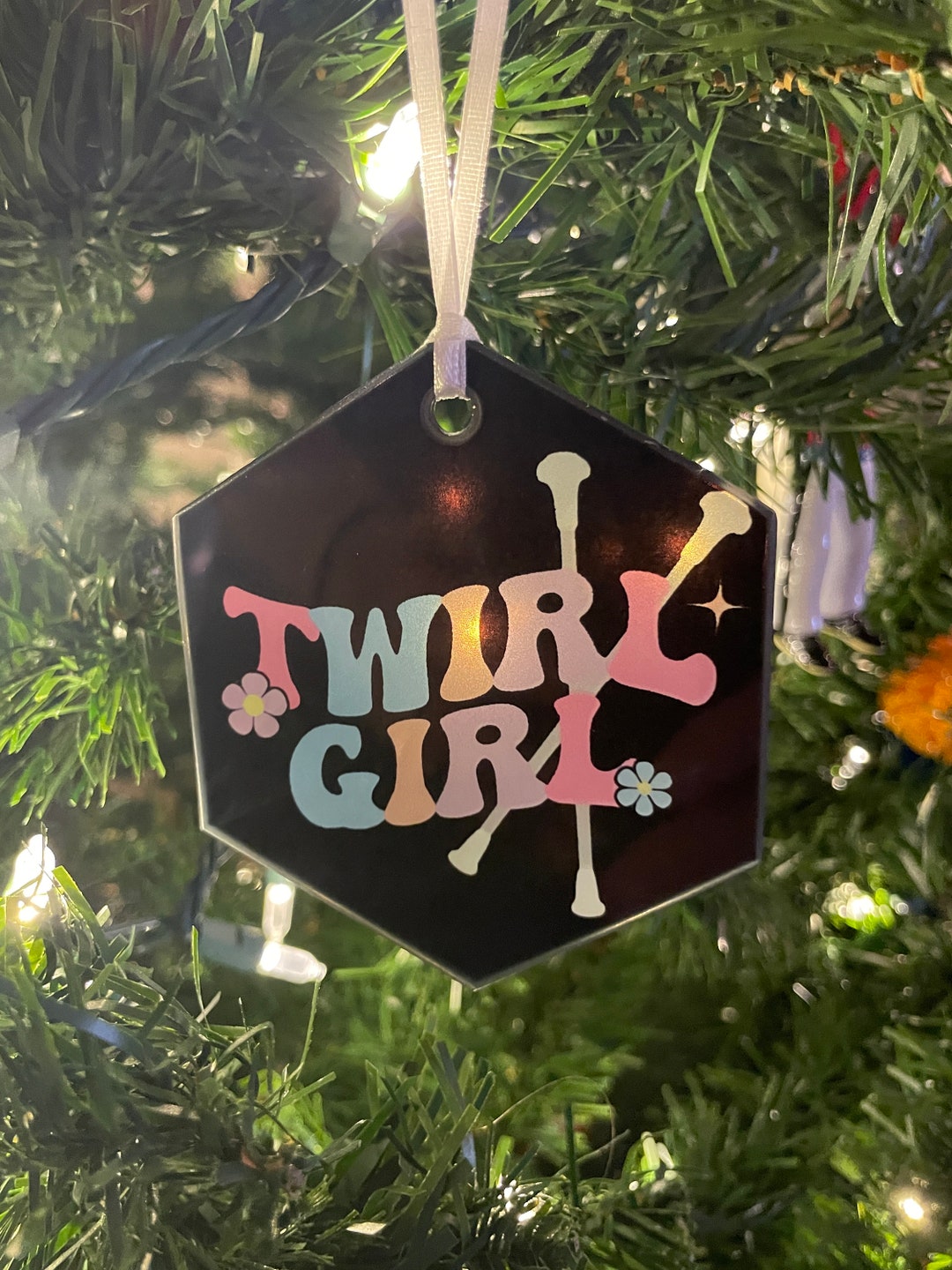 Twirl Girl Ornament / Twirler Ornament / Twirl Ornament / Baton