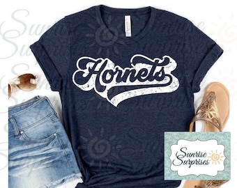 Hornets School Spirit Shirt, Bella Canvas Tee