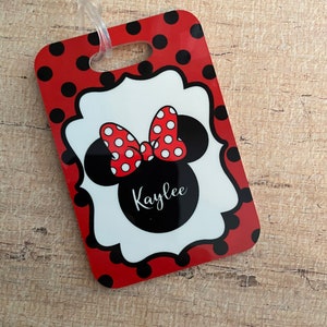 Bag tag - luggage tag for Baton twirler feature twirler competitive twirler majorette