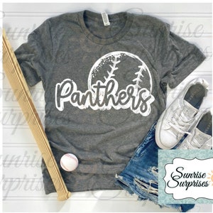 Panthers baseball shirt / school spirit shirt / Panthers baseball / baseball / panthers school shirt