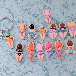 Zwemsleutelhanger, cadeaus zwemleraar, cadeau zweminstructeur, cadeau zwemliefhebber, cadeau zwemliefhebber, zwemthema, sportsleutelhanger, zwemteam,